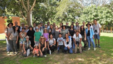 local team gathers during the San Pancho Christmas Bird Count in 2020 (photo by San Pancho Bird Observatory).